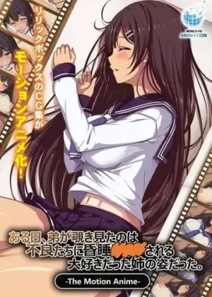 Aru Hi, Otouto ga Nozokimita no wa Furyou-tachi ni Konsui Rape Sareru Daisuki datta Ane no Sugata datta. The Motion Anime