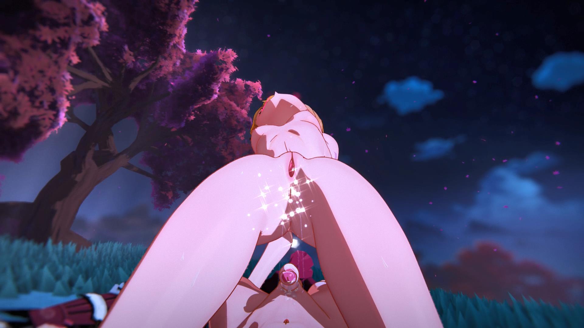 [Ent_Duke] (Genshin) Yoimiya Under Fireworks