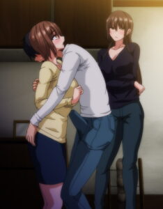 Kyonyuu ga Futari Inai to Bokki Shinai Danna no Tame ni Tomodachi wo Tsurete Kita Tsuma - Screenshot