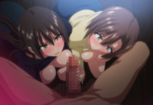 Kyonyuu ga Futari Inai to Bokki Shinai Danna no Tame ni Tomodachi wo Tsurete Kita Tsuma - Screenshot